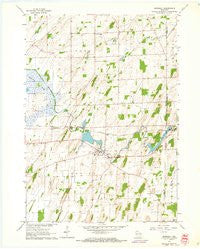 Marshall Wisconsin Historical topographic map, 1:24000 scale, 7.5 X 7.5 Minute, Year 1962