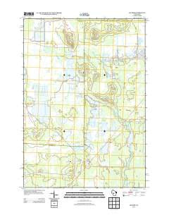 Mather Wisconsin Historical topographic map, 1:24000 scale, 7.5 X 7.5 Minute, Year 2013