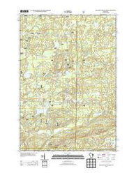 McCaslin Mountain Wisconsin Historical topographic map, 1:24000 scale, 7.5 X 7.5 Minute, Year 2013