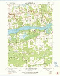 Meehan Wisconsin Historical topographic map, 1:24000 scale, 7.5 X 7.5 Minute, Year 1970