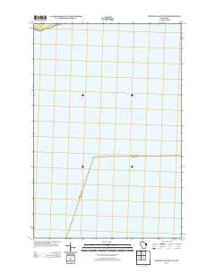 Michigan Island OE S Wisconsin Historical topographic map, 1:24000 scale, 7.5 X 7.5 Minute, Year 2013