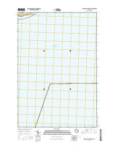 Michigan Island OE S Wisconsin Current topographic map, 1:24000 scale, 7.5 X 7.5 Minute, Year 2015