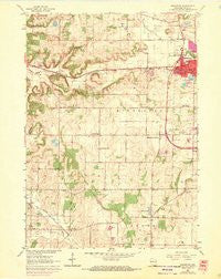 Middleton Wisconsin Historical topographic map, 1:24000 scale, 7.5 X 7.5 Minute, Year 1962