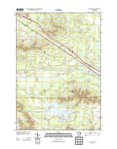 Millston Wisconsin Historical topographic map, 1:24000 scale, 7.5 X 7.5 Minute, Year 2013