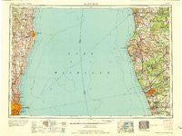 Milwaukee Wisconsin Historical topographic map, 1:250000 scale, 1 X 2 Degree, Year 1958