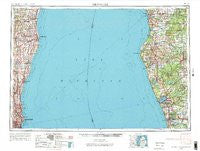 Milwaukee Wisconsin Historical topographic map, 1:250000 scale, 1 X 2 Degree, Year 1954