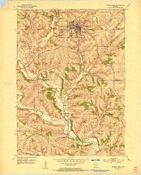 Mineral Point Wisconsin Historical topographic map, 1:24000 scale, 7.5 X 7.5 Minute, Year 1952