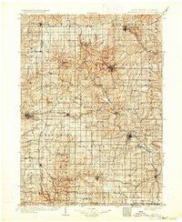 Mineral Point Wisconsin Historical topographic map, 1:125000 scale, 30 X 30 Minute, Year 1902