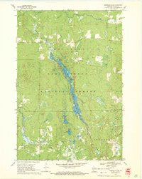 Mondeaux Dam Wisconsin Historical topographic map, 1:24000 scale, 7.5 X 7.5 Minute, Year 1970