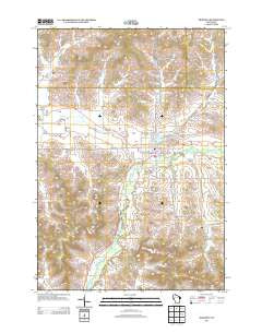 Mondovi Wisconsin Historical topographic map, 1:24000 scale, 7.5 X 7.5 Minute, Year 2013