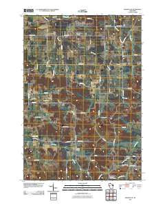 Mondovi NE Wisconsin Historical topographic map, 1:24000 scale, 7.5 X 7.5 Minute, Year 2010