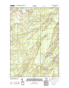 Monico NE Wisconsin Historical topographic map, 1:24000 scale, 7.5 X 7.5 Minute, Year 2013