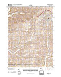 Monroe Wisconsin Historical topographic map, 1:24000 scale, 7.5 X 7.5 Minute, Year 2013