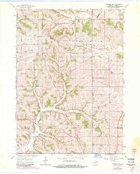 Monroe NW Wisconsin Historical topographic map, 1:24000 scale, 7.5 X 7.5 Minute, Year 1962
