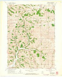 Monroe NW Wisconsin Historical topographic map, 1:24000 scale, 7.5 X 7.5 Minute, Year 1962