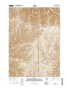 Montfort Wisconsin Current topographic map, 1:24000 scale, 7.5 X 7.5 Minute, Year 2016