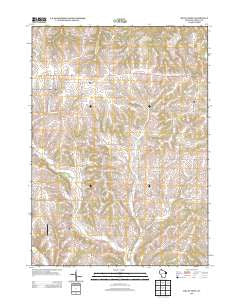 Mount Hope Wisconsin Historical topographic map, 1:24000 scale, 7.5 X 7.5 Minute, Year 2013