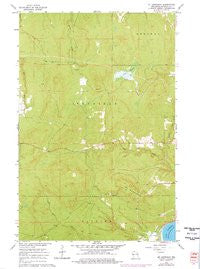 Mt. Ashwabay Wisconsin Historical topographic map, 1:24000 scale, 7.5 X 7.5 Minute, Year 1964