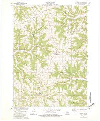Mt. Sterling Wisconsin Historical topographic map, 1:24000 scale, 7.5 X 7.5 Minute, Year 1983