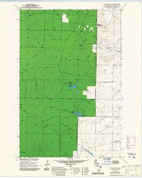 Mt. Valhalla Wisconsin Historical topographic map, 1:24000 scale, 7.5 X 7.5 Minute, Year 1964