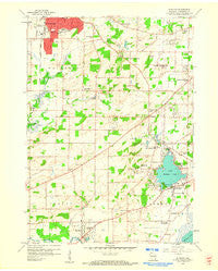 Muskego Wisconsin Historical topographic map, 1:24000 scale, 7.5 X 7.5 Minute, Year 1959
