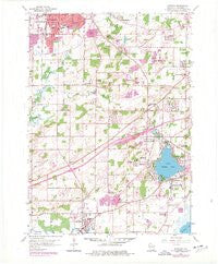 Muskego Wisconsin Historical topographic map, 1:24000 scale, 7.5 X 7.5 Minute, Year 1959