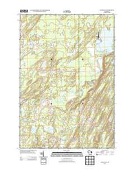 Nashville Wisconsin Historical topographic map, 1:24000 scale, 7.5 X 7.5 Minute, Year 2013