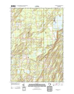Nashville Wisconsin Historical topographic map, 1:24000 scale, 7.5 X 7.5 Minute, Year 2013