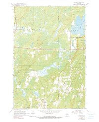 Nashville Wisconsin Historical topographic map, 1:24000 scale, 7.5 X 7.5 Minute, Year 1965