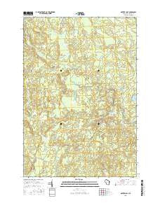 Natzke Camp Wisconsin Current topographic map, 1:24000 scale, 7.5 X 7.5 Minute, Year 2015