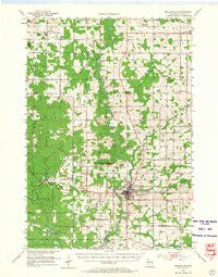 Neillsville Wisconsin Historical topographic map, 1:62500 scale, 15 X 15 Minute, Year 1953