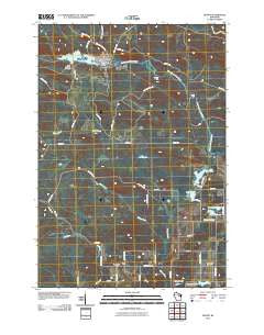 Neopit Wisconsin Historical topographic map, 1:24000 scale, 7.5 X 7.5 Minute, Year 2010