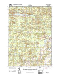 Neopit Wisconsin Historical topographic map, 1:24000 scale, 7.5 X 7.5 Minute, Year 2013