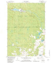 Neopit Wisconsin Historical topographic map, 1:24000 scale, 7.5 X 7.5 Minute, Year 1982
