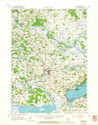 Neshkoro Wisconsin Historical topographic map, 1:62500 scale, 15 X 15 Minute, Year 1963