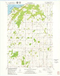 New Franken Wisconsin Historical topographic map, 1:24000 scale, 7.5 X 7.5 Minute, Year 1978