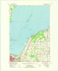 New Franken Wisconsin Historical topographic map, 1:62500 scale, 15 X 15 Minute, Year 1954