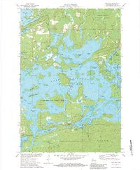 New Post Wisconsin Historical topographic map, 1:24000 scale, 7.5 X 7.5 Minute, Year 1972