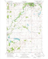 New Richmond South Wisconsin Historical topographic map, 1:24000 scale, 7.5 X 7.5 Minute, Year 1974