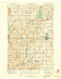 New Richmond Wisconsin Historical topographic map, 1:62500 scale, 15 X 15 Minute, Year 1949