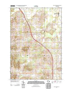 New Auburn Wisconsin Historical topographic map, 1:24000 scale, 7.5 X 7.5 Minute, Year 2013