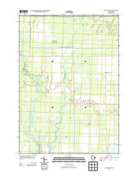 New Miner Wisconsin Historical topographic map, 1:24000 scale, 7.5 X 7.5 Minute, Year 2013