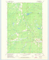 Newald Wisconsin Historical topographic map, 1:24000 scale, 7.5 X 7.5 Minute, Year 1972