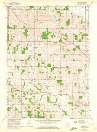 Newark Wisconsin Historical topographic map, 1:24000 scale, 7.5 X 7.5 Minute, Year 1962