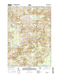 Newburg Wisconsin Current topographic map, 1:24000 scale, 7.5 X 7.5 Minute, Year 2015