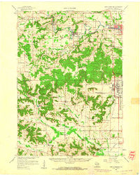 North Freedom Wisconsin Historical topographic map, 1:62500 scale, 15 X 15 Minute, Year 1958