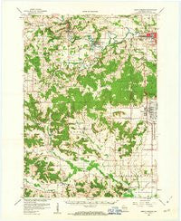 North Freedom Wisconsin Historical topographic map, 1:62500 scale, 15 X 15 Minute, Year 1958