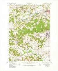 North Freedom Wisconsin Historical topographic map, 1:62500 scale, 15 X 15 Minute, Year 1958