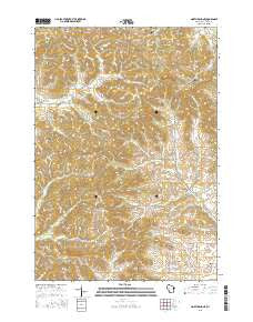 North Bend NE Wisconsin Current topographic map, 1:24000 scale, 7.5 X 7.5 Minute, Year 2015