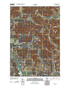 Norton Wisconsin Historical topographic map, 1:24000 scale, 7.5 X 7.5 Minute, Year 2010